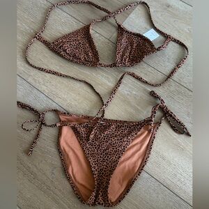Xhilaration Animal Print Bikini Set